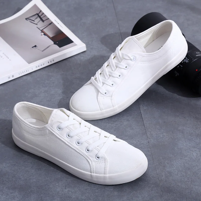Women'S Shoes Water Resistant - Casal branco sapatos de lona sapatos