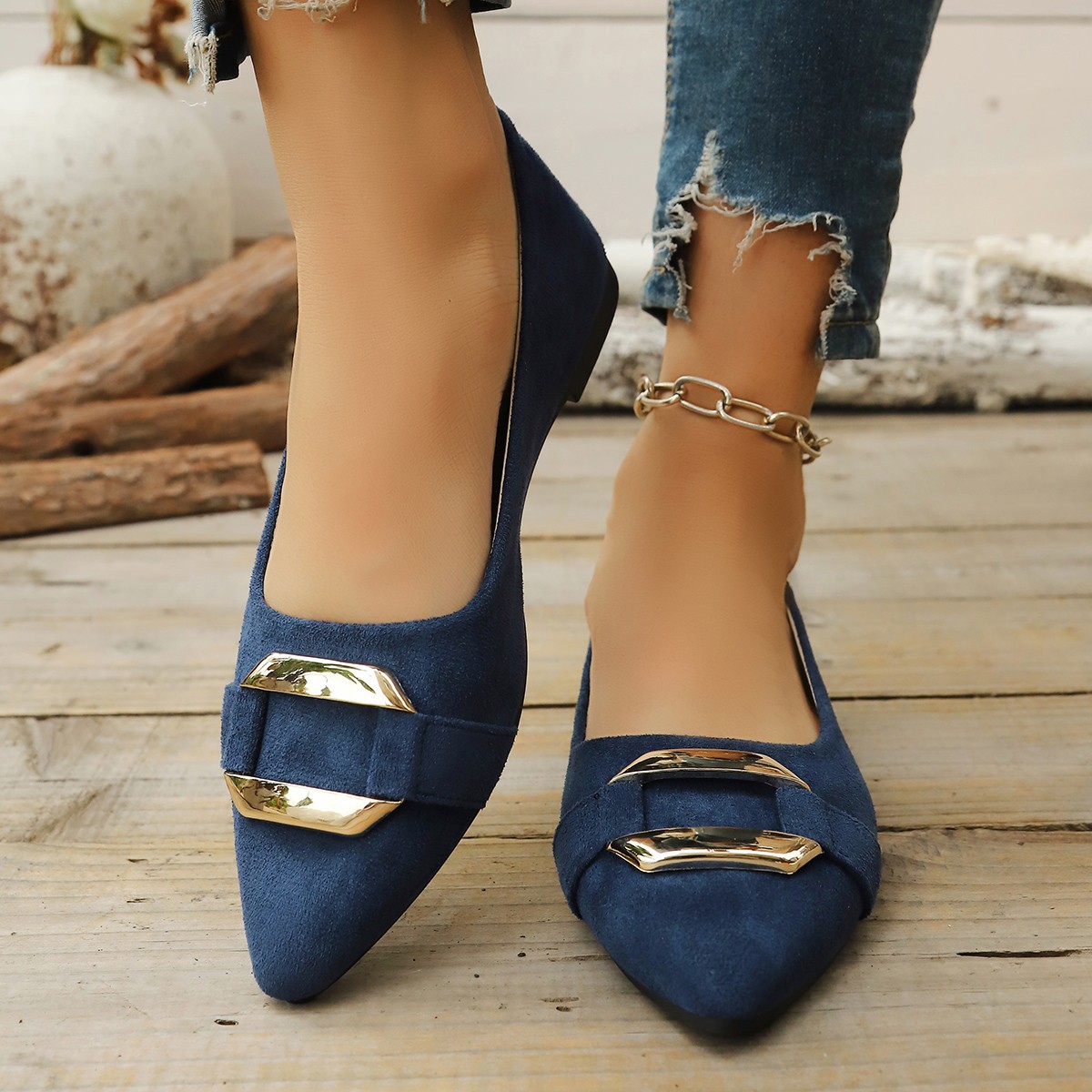Women Shoes Elegant - Primavera e outono elegante apontou sexy