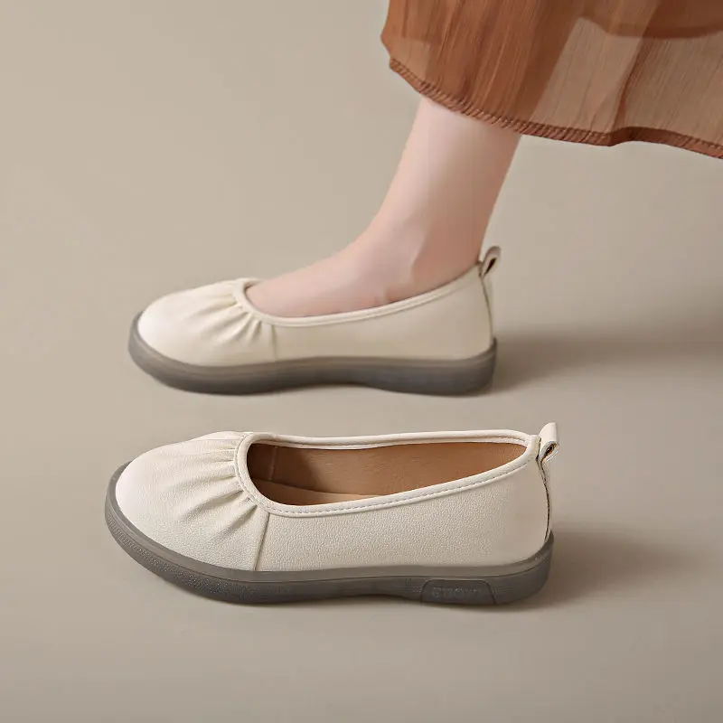 Women Shoes Quick Delivery - Sapatos baixos femininos com calcanhar rugas