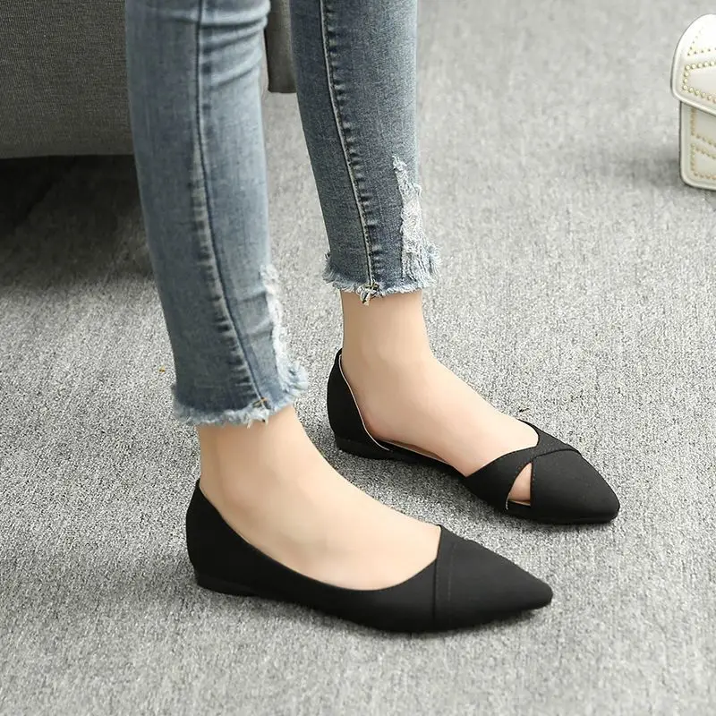 Women Shoes Quick Delivery - Mulher antiderrapante apartamentos sapatos chiques e