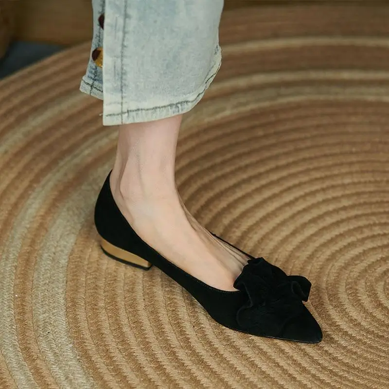 Women Shoes Quick Delivery - Sapatos casuais de couro de luxo