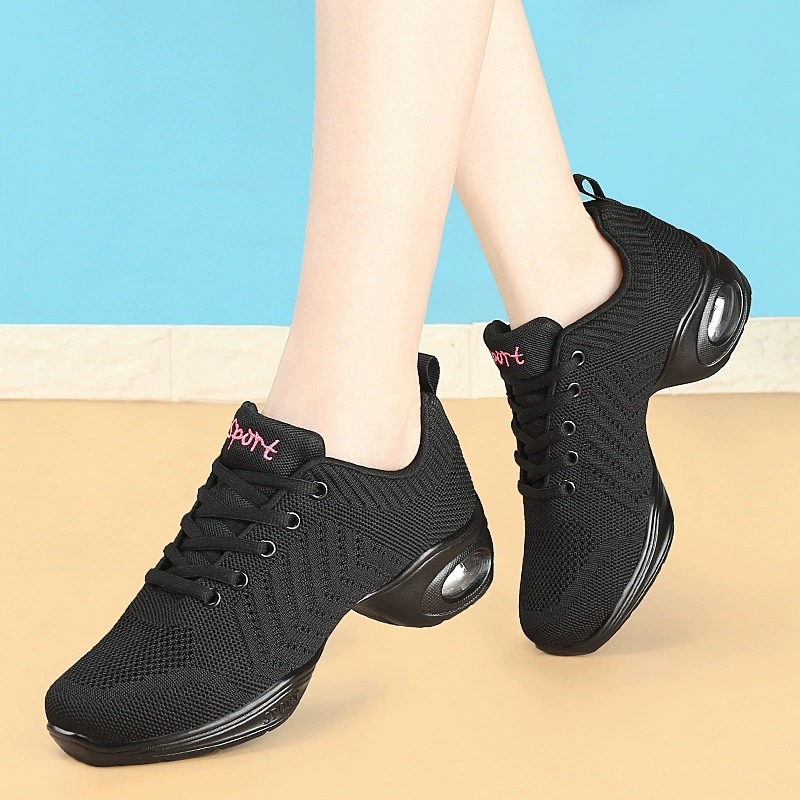 Women'S Zumba Shoes - Tênis de Dança Respirável em Malha
