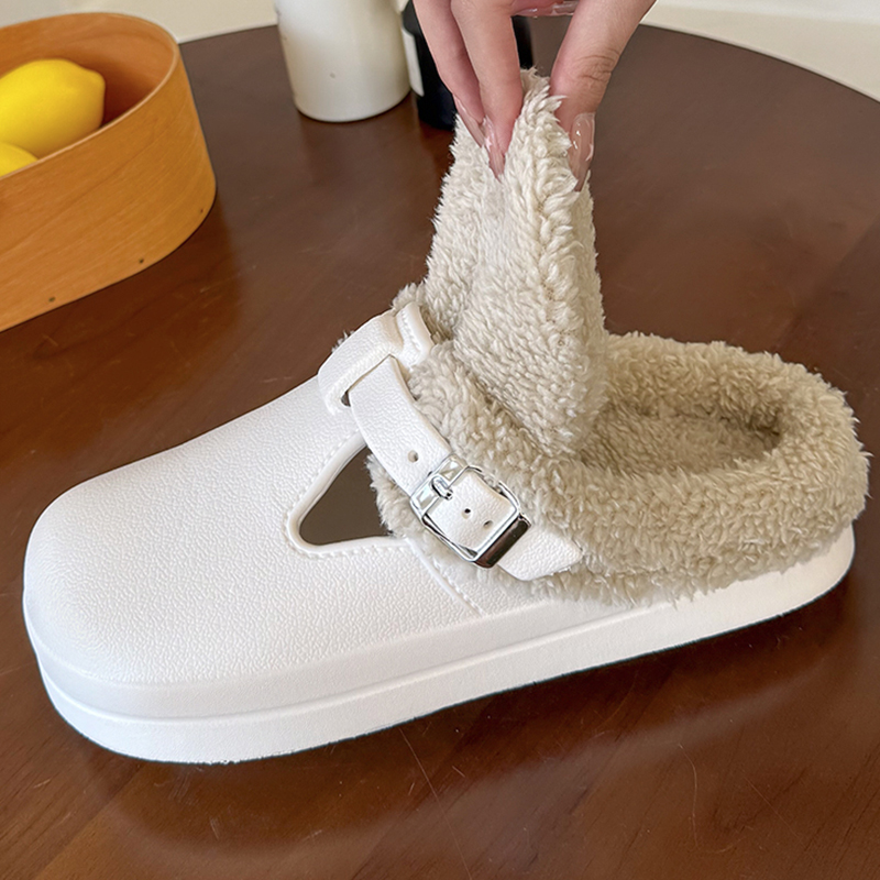 2025 novo forro de pelúcia bir - Women'S Shoes Water Resistant avaliação e preço