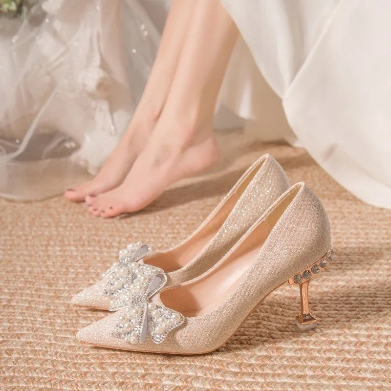 Stilito apontou toe bombas cas - Women Shoes Quick Delivery avaliação e preço