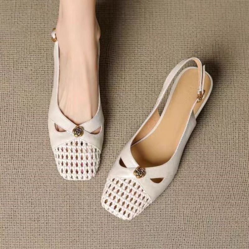 Sandálias femininas de bico fe - Shoes For Women Flats avaliação e preço