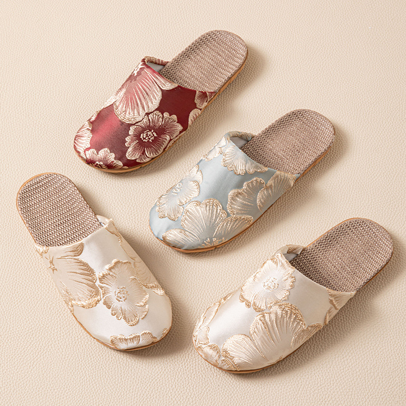 Chinelos Elegantes de Seda par - Shoes For Women Flats avaliação e preço