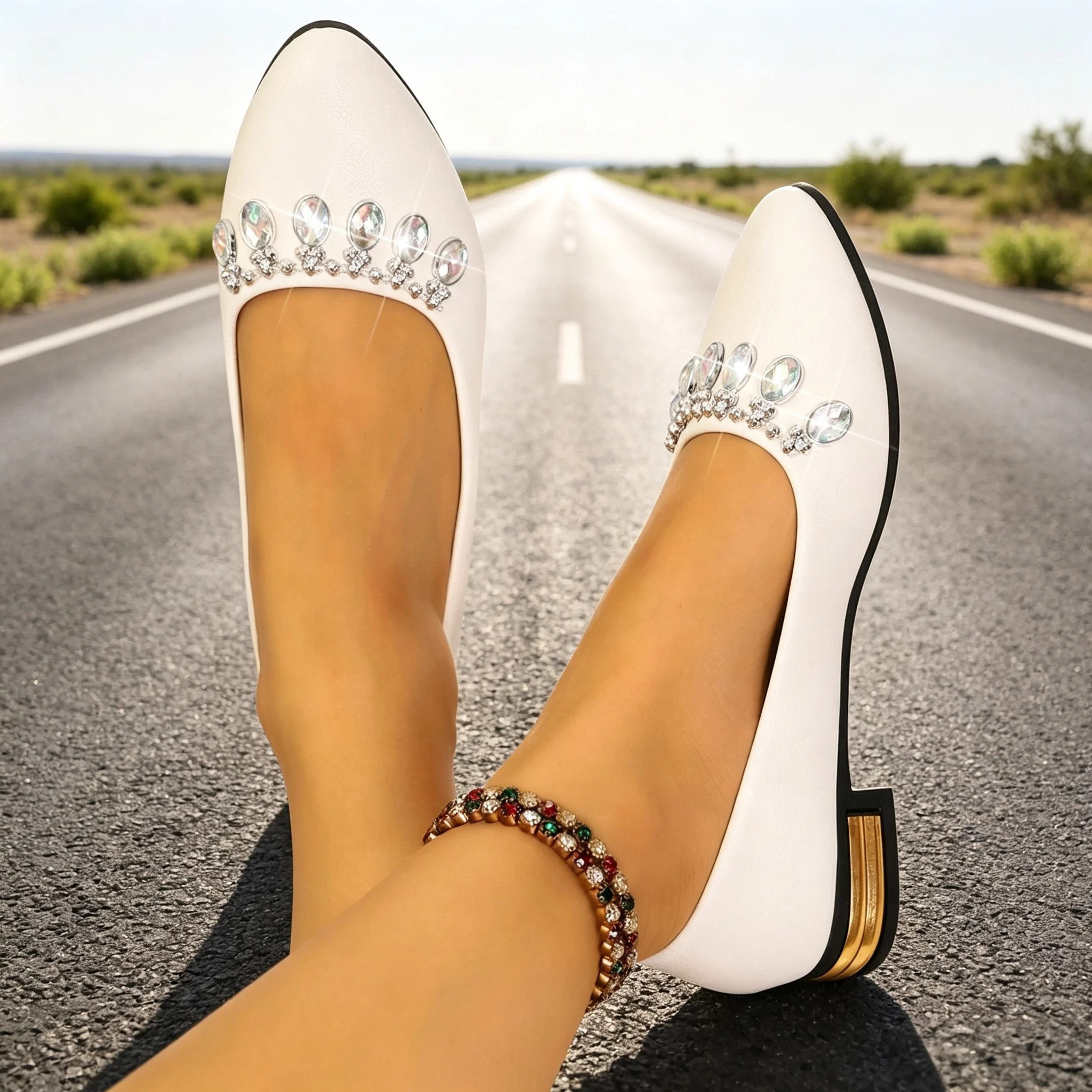 Sapatilhas Femininas de Bico F - Shoes For Women Flats avaliação e preço