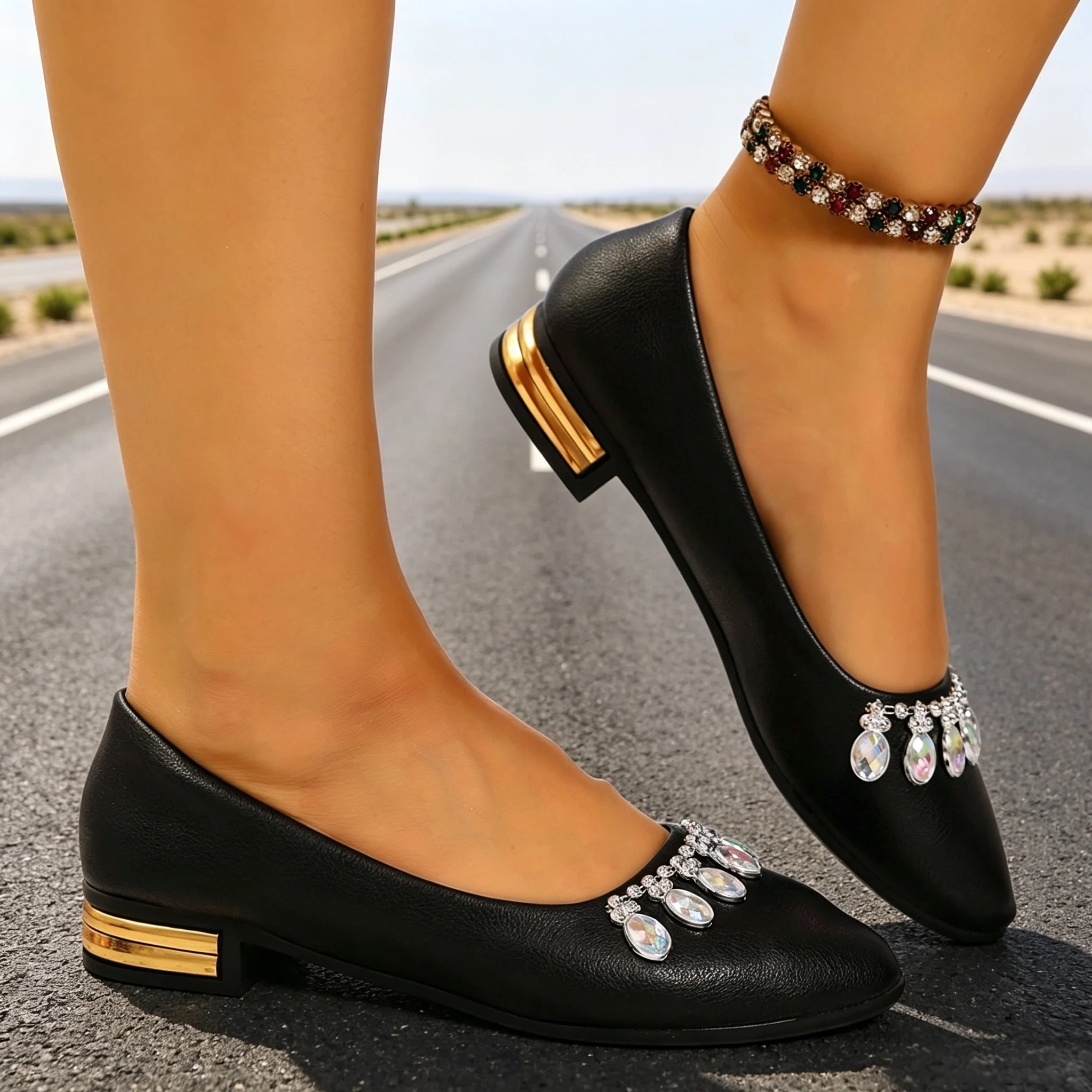 Sapatilhas Femininas de Bico F - Shoes For Women Flats avaliação e preço