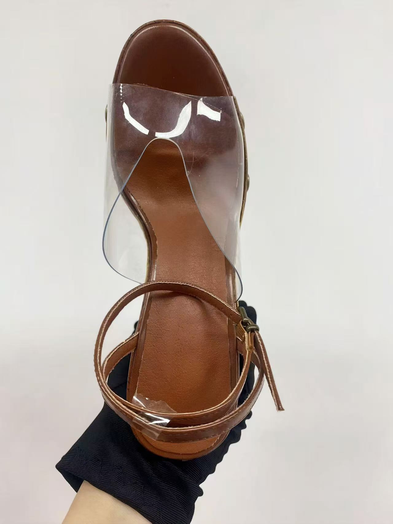 Sandálias de salto alto 14 cm  - Women'S Shoes Water Resistant avaliação e preço