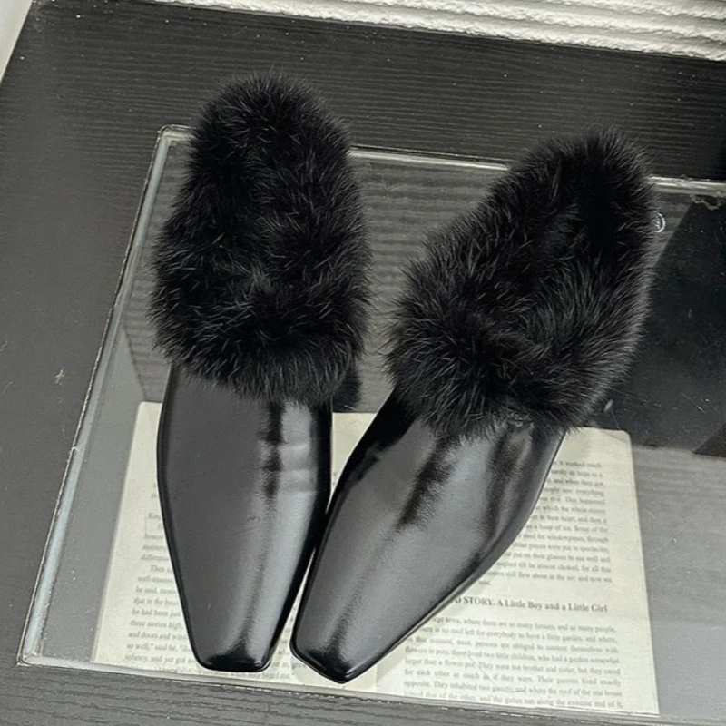 Inverno de pelúcia designer qu - Shoes For Women Flats avaliação e preço