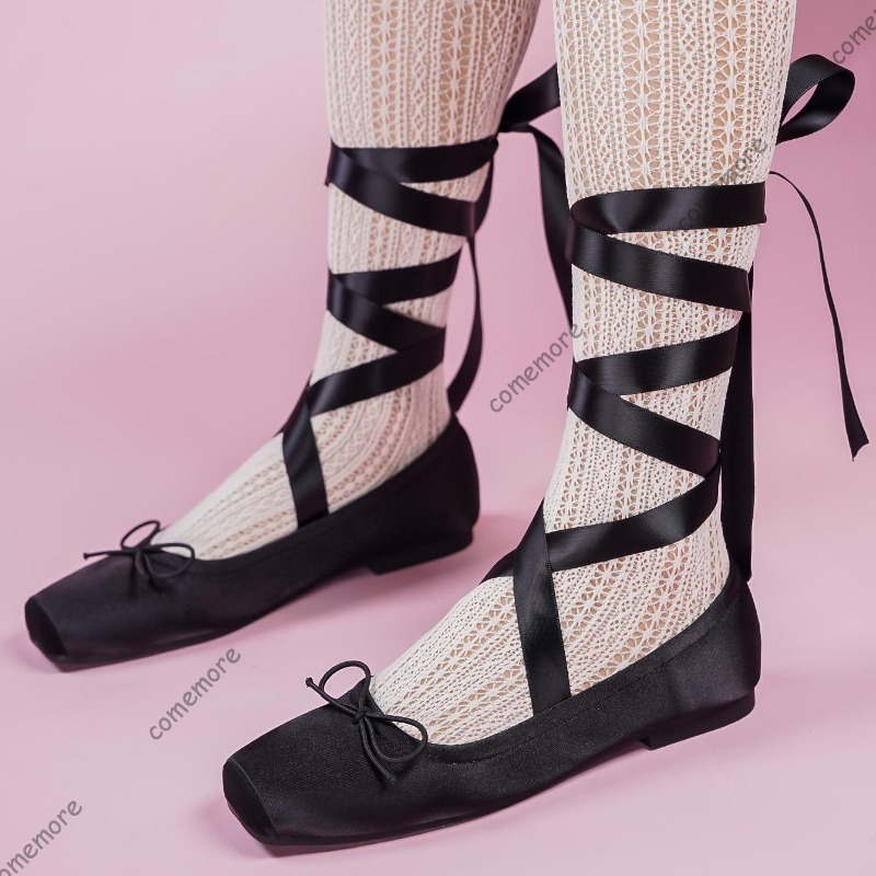Sapatilhas femininas de cetim  - Shoes For Women Flats avaliação e preço