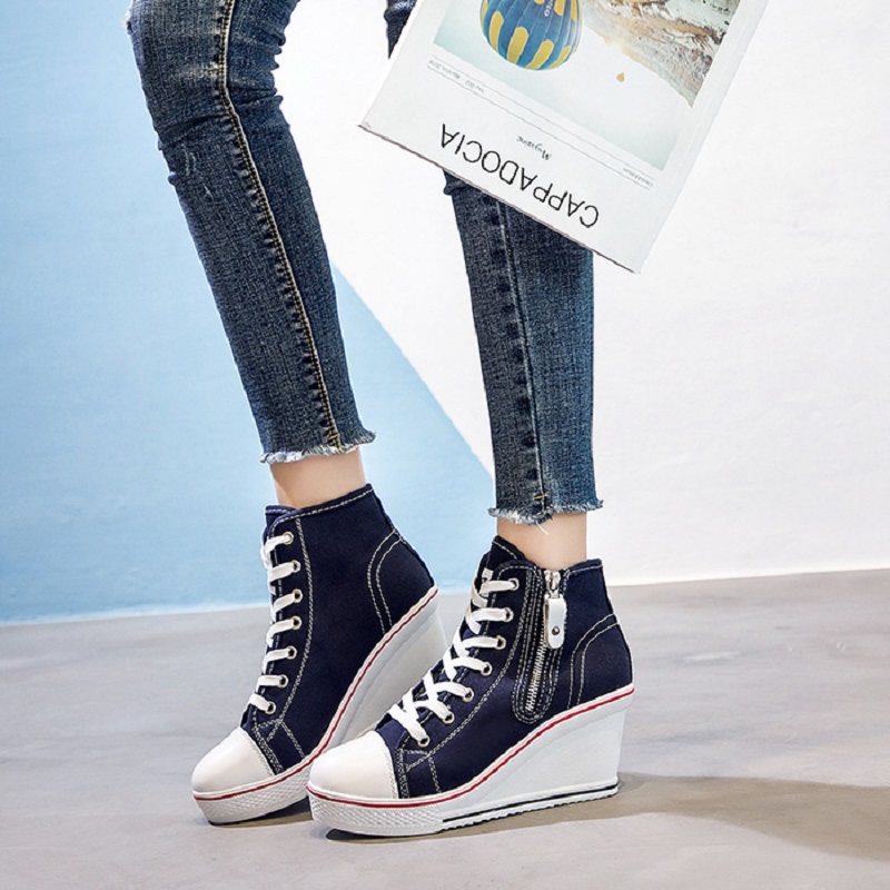 Tênis de lona impermeáveis com - Women'S Shoes Water Resistant avaliação e preço